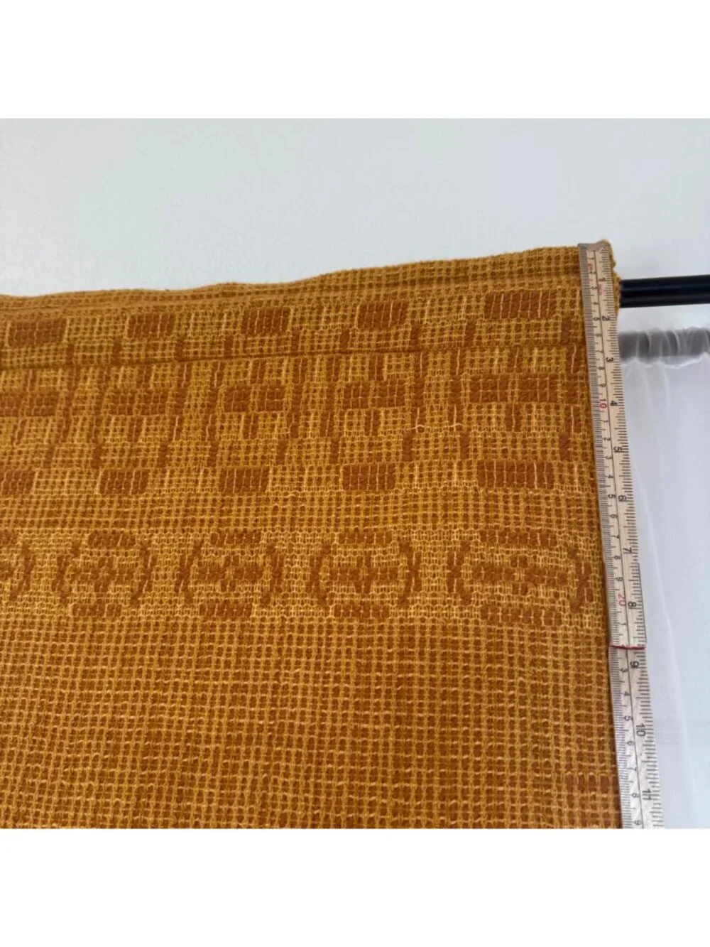 Vintage Hand Loomed Window Treatment 2 Panel Set 14